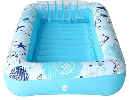 Tapis de natation double – Chaise longue gonflable avec appui-tête, matelas pneumatique confortable pour la relaxation en piscine, bain de soleil, natation | Parfait pour les vacances, la plage, la te