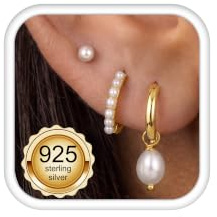 Chriscoco Boucle d'Oreille Femme Argent 925 Creoles Argent Piercing Oreille