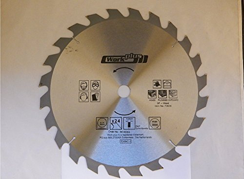 1 HM Kreissägeblatt für Holz und Kunststoff - 24 Zähne – Ø 400 mm x 30 mm/Sägeblatt/Kreissägeblätter