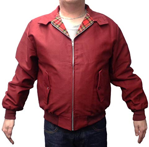 mazeys Herr klassiska Harrington jackor