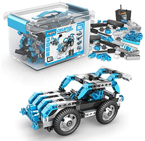 Creative Engineering STEM Toys, 60 Motorized Models, Fun Educational Toys for Kids 8+, Construction Toys for Inventors, Gift for Boys & Girls