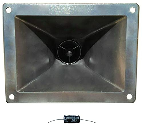 Ciare 1 PT252 Driver Tweeter mit Kompression 12,00 x 9,00 cm 75 watt rms und 200 watt max impedanz 8 ohm empfindlichkeit 105 db Haus Party + freier kondensator, 1 stück