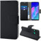 N NEWTOP Cover Compatibile per Huawei P40 Lite E, HQ Lateral Custodia Libro Flip Chiusura Magnetica Portafoglio Simil Pelle Stand (Nera)