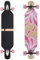 FunTomia Longboard mit 1 Flex Stufen Skateboard Drop Through Cruiser Komplettboard Mach1 Speed Kugellager T-Tool