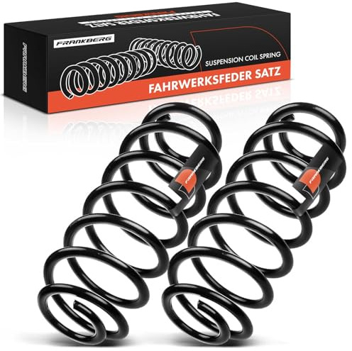 Frankberg 2x Federn Fahrwerksfeder Hinterachse Kompatibel mit Octavia II Combi 2004-2013 J,e,t,t,a III 2004-2010 Golf Plus 2005-2013 Golf VI V Variant 2007-2013 Replace# 1K0511115BG