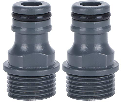 2 pièces G1/2 filetage mâle connecteur rapide mamelon tuyau d'arrosage robinet mamelon adaptateur outil d'irrigation