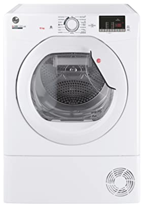 Hoover H-DRY 300 Lite Kondenstrockner / 10 kg/Smarte Bedienung mit NFC-Technologie/AquaVision-Kondenswasserbehälter/Weiß/Modell: HLE C10DE-84