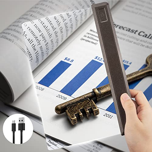 HONWELL Lupe mit Licht, Seitenlupe, 3 x LED, tragbare Lupe mit 16 LEDs, beleuchtet mit 3 Modi für ältere Menschen, Lesen, niedrige Sicht, Inspektion, Schmuck, Erkundung