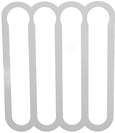 Porte-capsules Mural, Porte-gobelet en Plastique K Compatible avec les Dosettes de Capsules VertuoLine, Support de Rangement pour Dosettes de Café pour Garder les Dosettes Organisées(Blanc)