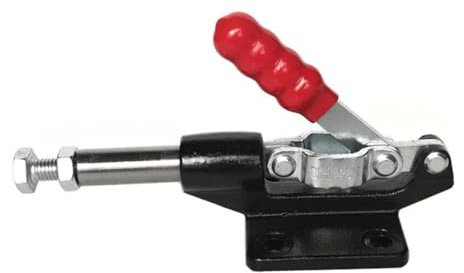 Push-Pull Type Toggle Clamp Manual Anti-Slip Heavy Duty Quick Clamp Hand Quick-Release Tool for Welding, Jigging, Repair(GH-304-CM)