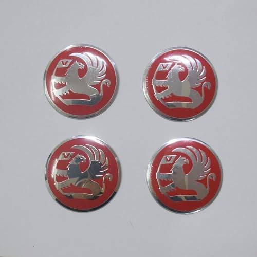 BayDe 4 Stück Acrylic/ABS Auto Radnabenkappen,für Holden HSV 56mm Nabendeckel Radnabenabdeckung Felgendeckel Staubdicht Verschleißfest Zubehör,B/56mm Sticker
