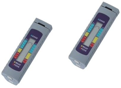 OSALADI 2stücke Digitaler Batterietester Kapazitätsmessgerät Für Aa Aaa Leichtes Messinstrument Mit Lcd-anzeige Zur Überprüfung Von Und Alkali-batterien Für Täglichen Gebrauch