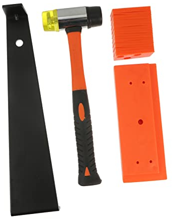 BESTonZON 1satz Holzfußboden-werkzeug Mit Spacer Tapping Block Pull Bar Und Mallet Für Installation Von Laminat Und Parkettböden Robust Und Langlebig