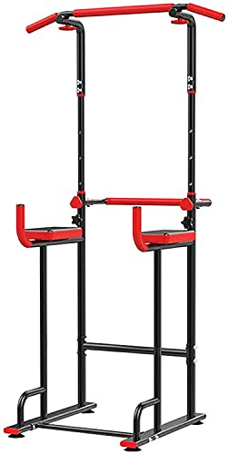 Klimmzugstange, Dip-Station, Übungs-Power-Tower-Station, Klimmzugständer, Klimmzugstange, Dip-Station, Push-Workout, Bauchmuskeltraining, Fitness-Kern, höhenverstellbar, Heimbüro, Fitnessstudio, Trai