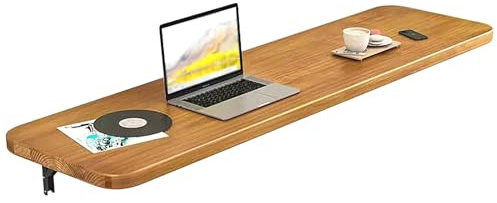 Wandklapptisch, Holz Wandtisch Klappbar, Klapptisch Platzsparend Zur Wandmontage Klappbarer Schwimmend Computertisch, Bistrotisch Buffettisch Hängetisch, Für Balkon Schlafzimmer ( Size : 40x100cm/15.7