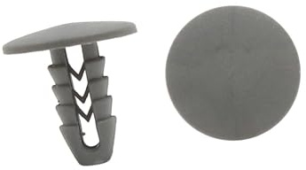 A ABSOPRO 30pz grigio per auto universale rivetti in plastica paraurti fermi fissaggio 8mm Sostituzione dell'articolo