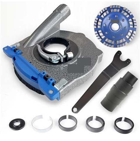 Winkelschleifer Absaugung, 125MM Aluminium-Schleifschutz for Winkelschleifer mit 125MM Schleifscheibe