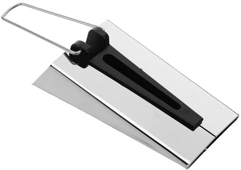 BESTonZON Präzisions Schrägbandwerkzeug 50mm und Doppelt Faltbarer Funktion Verstellbare Breite aus Metall und Kunststoff für Selbstgemacht und Professionelle Nähprojekte