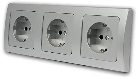 DELPHI Set Beginner 3S silber, 3-fach Steckdose