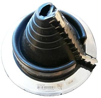 RF801B (1,9 cm – 2-3/4 Zoll) Retrofit, flexibles EPDM-Rohr, blinkend, Dektite: Dachwagenheber-Rohrmanschette, Rohrblitz, schwarz