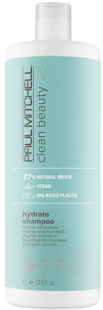 Paul Mitchell Clean Beauty Hydrate Shampoo – Reichhaltige Haar-Wäsche Mit Oliven-Öl, Feuchtigkeitsspendende Hair-Care Für Trockenes Haar – 1000ml
