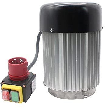 SECURA Elektromotor 400V + Schalter kompatibel mit Lumag 9N Holzspalter