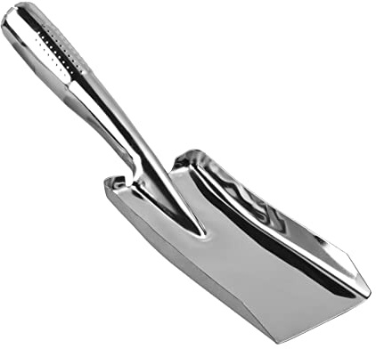 Pala da giardino Cazzuola Pala a mano in acciaio inox Mini vanga attrezzi manuali per piantare, trapiantare, diserbare, scavare (2)