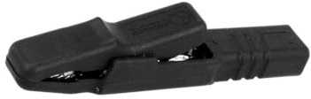 AK2SSW Krokodilklemme 25A schwarz Ber.Halt: max.9,5mm 1,5mm2 HIRSCHMANN T&M