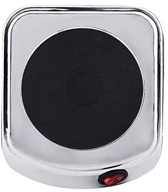 Plaque Chauffante électrique Plaques Chauffantes pour la Cuisson électrique 26 × 17 × 7 500w Mini Cuisinière électrique Plaque Chauffante chauffe-café Prise Ue 220 240v
