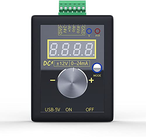 Xtahdge SG-002 Generador de corriente de voltaje pequeño de mano CC 0-10 V 0-22 mA corriente eléctrica