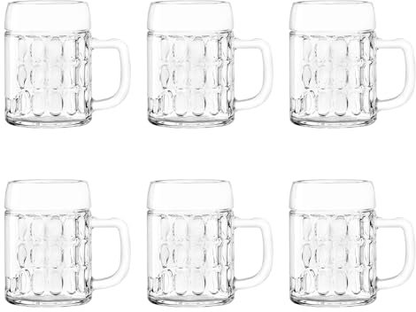 Ölsejdel, ölkrus, ölmugg - Set om 6 stycken, Kaiser, 0,5 L