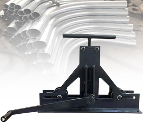 TAHALI TR40 Vierkantrohrbieger – manueller Handrohrbieger – Alu-Rechteckrohr-Rollenrolle, 18 cm ~ 22 cm Metallbiegewerkzeug – kompakter Rohrbieger