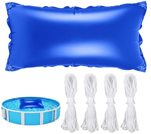 Naqqios Poolkissen – Wasserkissen für Pool, Kissen für Poolabdeckung, ohne Anstrengung, Kissen für Pool, Winterpool-Verschluss-Set, kältebeständig