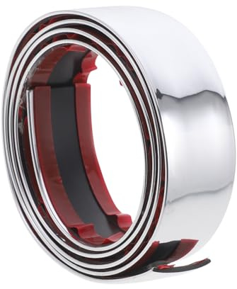 Alipis 1 Rouleau Bande Autocollante Moulure Décorative Étanche pour Mur Moulure Murale Auto Adhésive Finition Professionnelle pour Décorations Intérieures et Extérieures