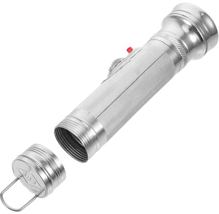 FUOYLOO Linterna Antigua de Metal para Camping y Uso Exterior, Linterna Portátil Diseño Clásico y Multifuncional