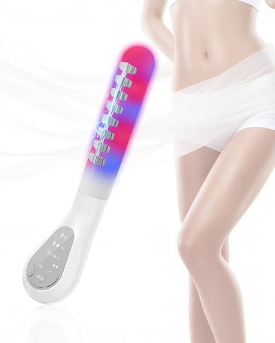 Intim Wellness Gerät für Frauen mit EMS-Impulsen, Wärme, Vibration sowie Rot- und Blaulicht, wiederaufladbares Intimpflege Gerät mit Beckenboden-Unterstützung