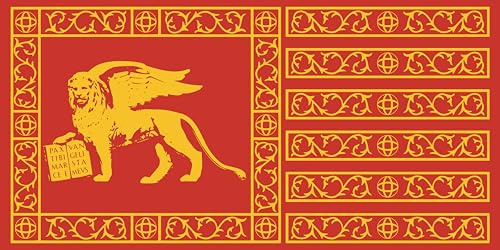 Bandera de Venecia – Bandera de Venecia, bandera marina italiana / 30 x 20 cm