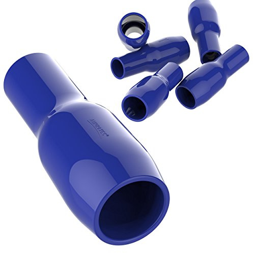 AUPROTEC 100x Isolationstülle für Kabelschuhe 16mm² - 25mm² blau V16 PVC Isolation für unisolierte Rohrkabelschuhe uvm.
