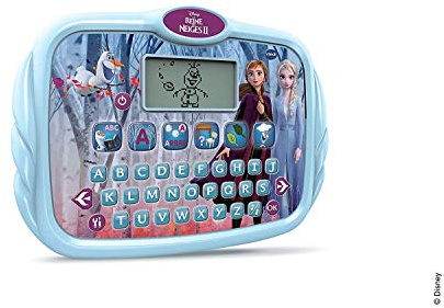 VTech - Disney La Reine des Neiges 2, Super Tablette Éducative, Tablette Enfants avec Écran Rétroéclairé, Clavier Abécédaire, 6 Activités et Jeux, Cadeau Enfant de 3 Ans à 7 Ans - Contenu en Français