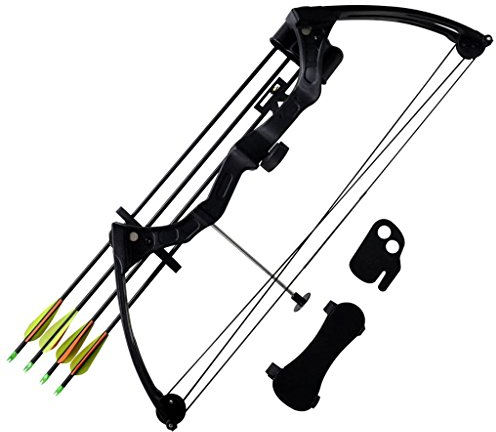 Tidyard Jugend-Compoundbogen mit Accessories und Aluminiumpfeilen Youth Compound Bow with Accessories and Aluminium Arrows