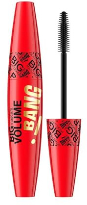 Eveline Cosmetics Big Volume Lash Definition Mascara - Dramatisches Volumen & Trennung mit Carnauba- und Reiskernwachs, Lang anhaltende, Klumpenfreie Formel, Auffälliges Rotes Design - 10ml