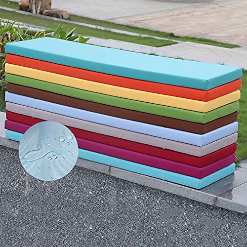 MOTT Wasserfestes Bank-Sitzkissen, für drinnen und draußen, Bankkissen, Gartenbankauflage für Essbank/Terrassenmöbel/Schaukelstuhl, 5 cm dick