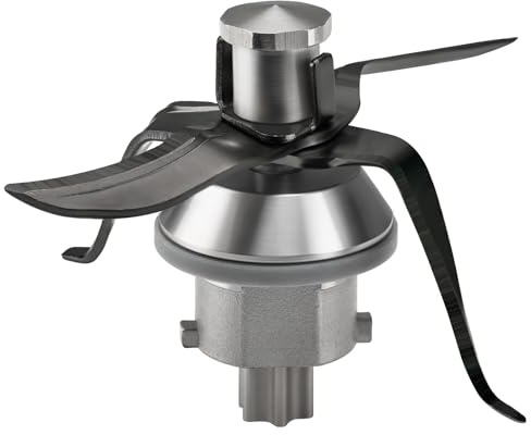 KitchenMod Gruppo lame di ricambio per robot da cucina modello TM21, 4 lame in acciaio inox con rivestimento PVD al titanio per tritare, frullare, macinare e impastare