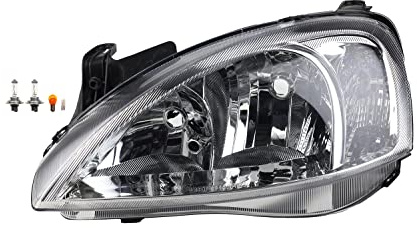 Johns, Scheinwerfer Halogen passend für Opel Corsa C 09/2000-06/2003 Links Leuchtmittel