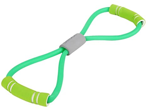 Chest Puller Portable Elastic Gummi Expander Seil Übung Gym Widerstandsbänder Muskulatur Pilates Yoga Gürtel Sport Frauen Fitness Equipment (Color : Green)