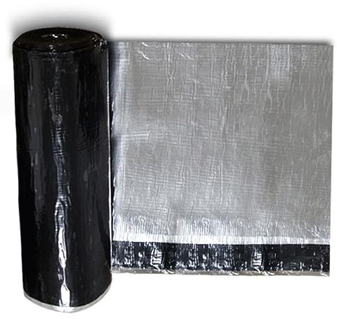 Dachpappe Selbstklebend, Selbstklebende Dachfolie Dachbahn, Gartenhäuser Dachabdichtung Bitumen, Dachfolie Aluminium selbstklebende Folie, für Flachdachhäuser,Gartenhaus Dach, Metalldachbahn ( Size :