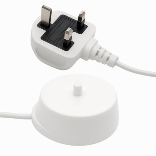 Replacement for Philips Sonicare Toothbrush Charger Base, Philips Sonicare Charger UK for HX6100 HX3000 HX6000 HX8000 HX9000 3100 4100 4300 5100 6100 7900 White