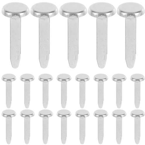VILLCASE 50stücke Mini Brads Für Scrapbooking Und Runde Klammern Aus Metall Praktische Bastel-Accessoires Für Bastelprojekte Und Kartenherstellung