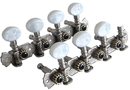 2 Pieces/set Mandolin Tuning Keys Pegs Mandolin Guitar Machine Heads 4L4R String Tuning Pegs For 0.8mm Peg Holes Mandolin Tuning Pegs Mandolin Machine Heads String Tuning Pegs
