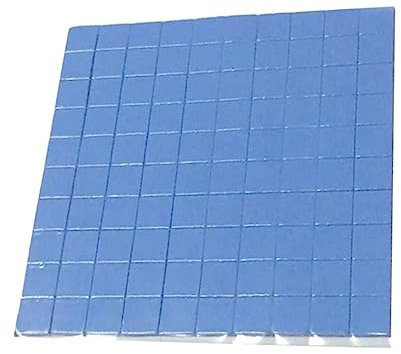 OSALADI 100piezas Pad Termico Adhesivo Unids Almohadilla Térmica para CPU y Gpu Suministro Computadora Alta Elasticidad y Compresión Fácil De Instalar